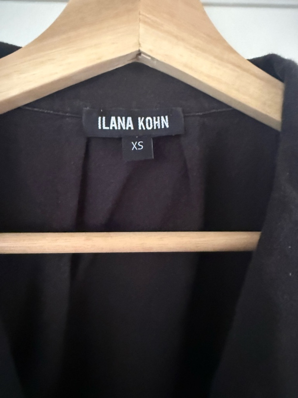 Ilana Kohn Black Button-Front Midi Dress - Picture 2 of 4